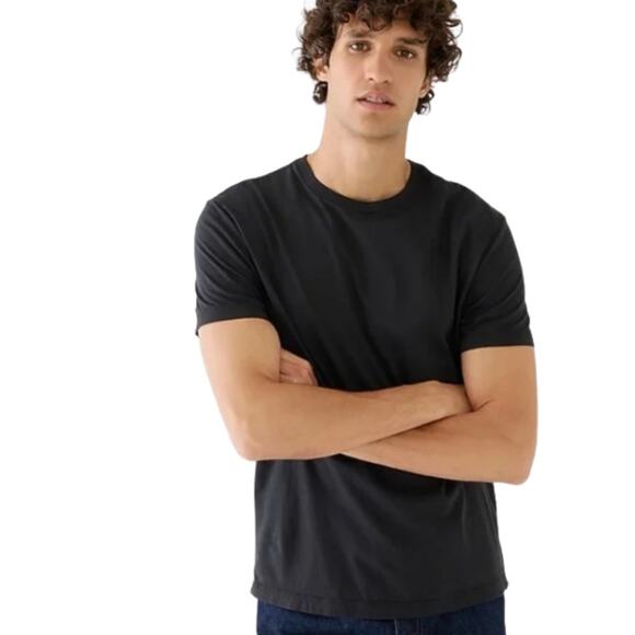 J.CREW Men's Broken-in T-shirt Large Navy Blue Crewneck Short-Sleeve NWT - Picture 2 of 11